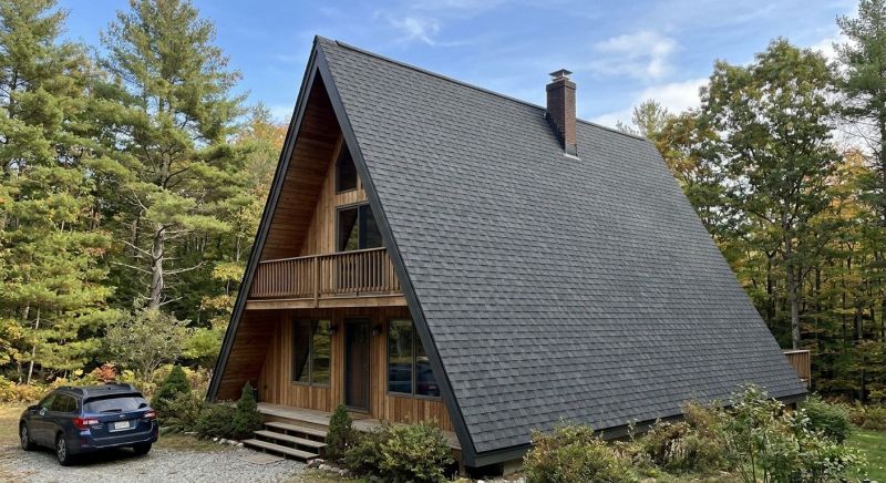 A Frame Roof Installation in Goshen, OH