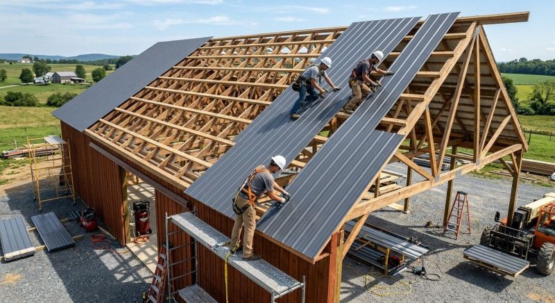 Barn Roof Construction in Goshen, OH