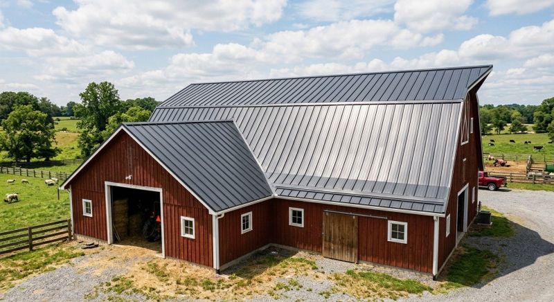 Barn Roof Replacement in Franklin, OH