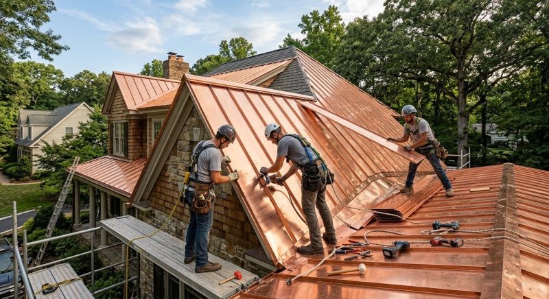 Copper Roof Installation in Goshen, OH