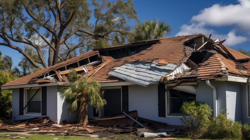 Damaged Roof Replacement in Monroe, OH
