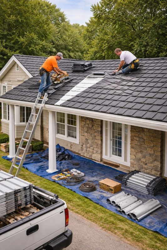 Metal Roof Installation in Amelia, OH