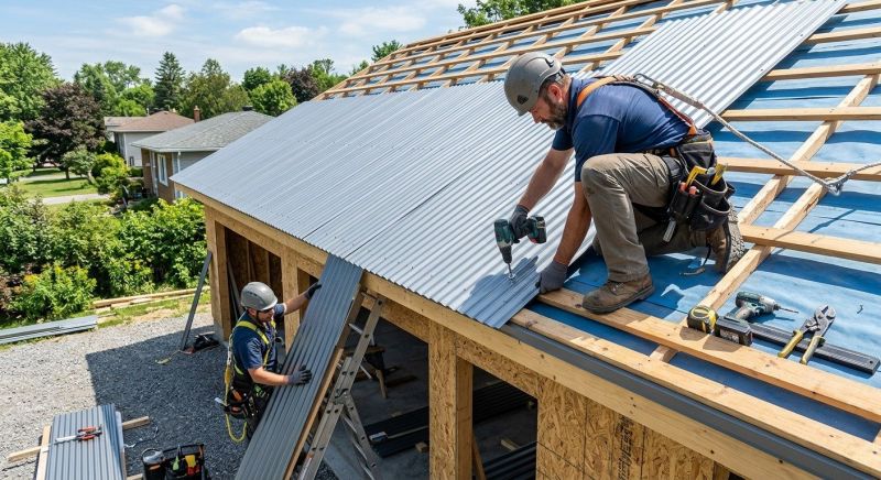 Sheet Roofing Installation in Blanchester, OH