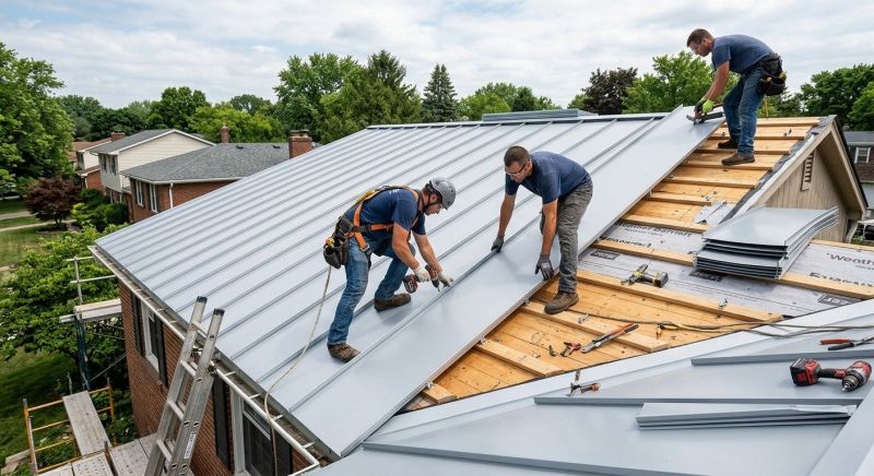 Sheet Roofing Installation in New Richmond, OH