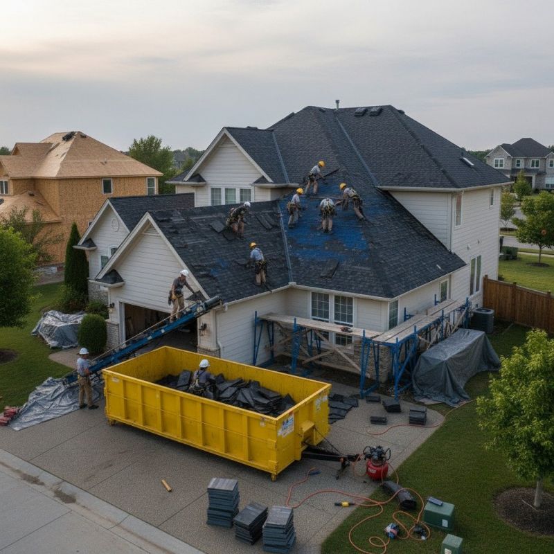 Shingle Roof Replacement in Fayetteville, OH