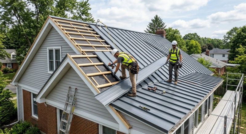 Tin Roof Installation in Maineville, OH